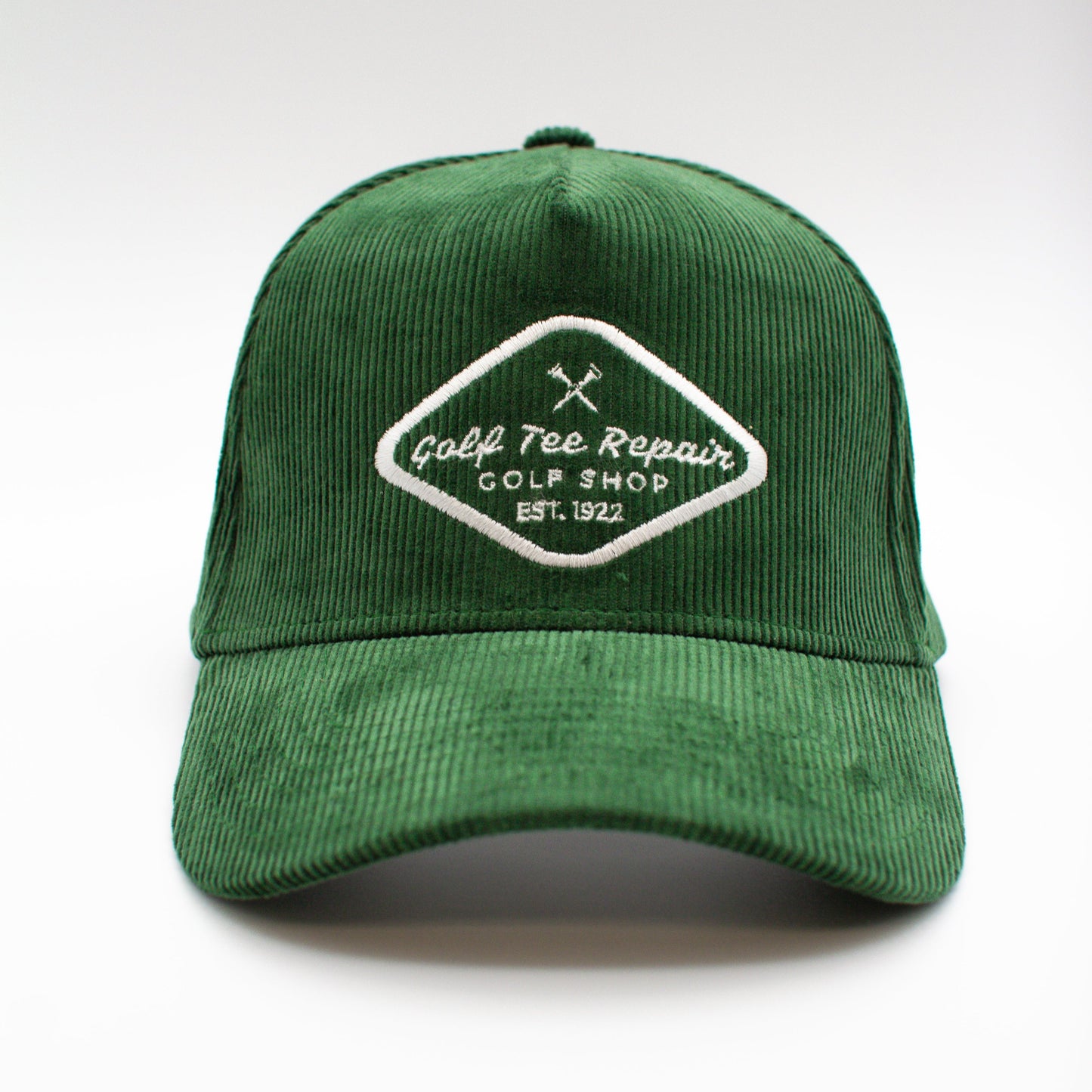 Logo Hat, Golf Tee Repair, Corduroy