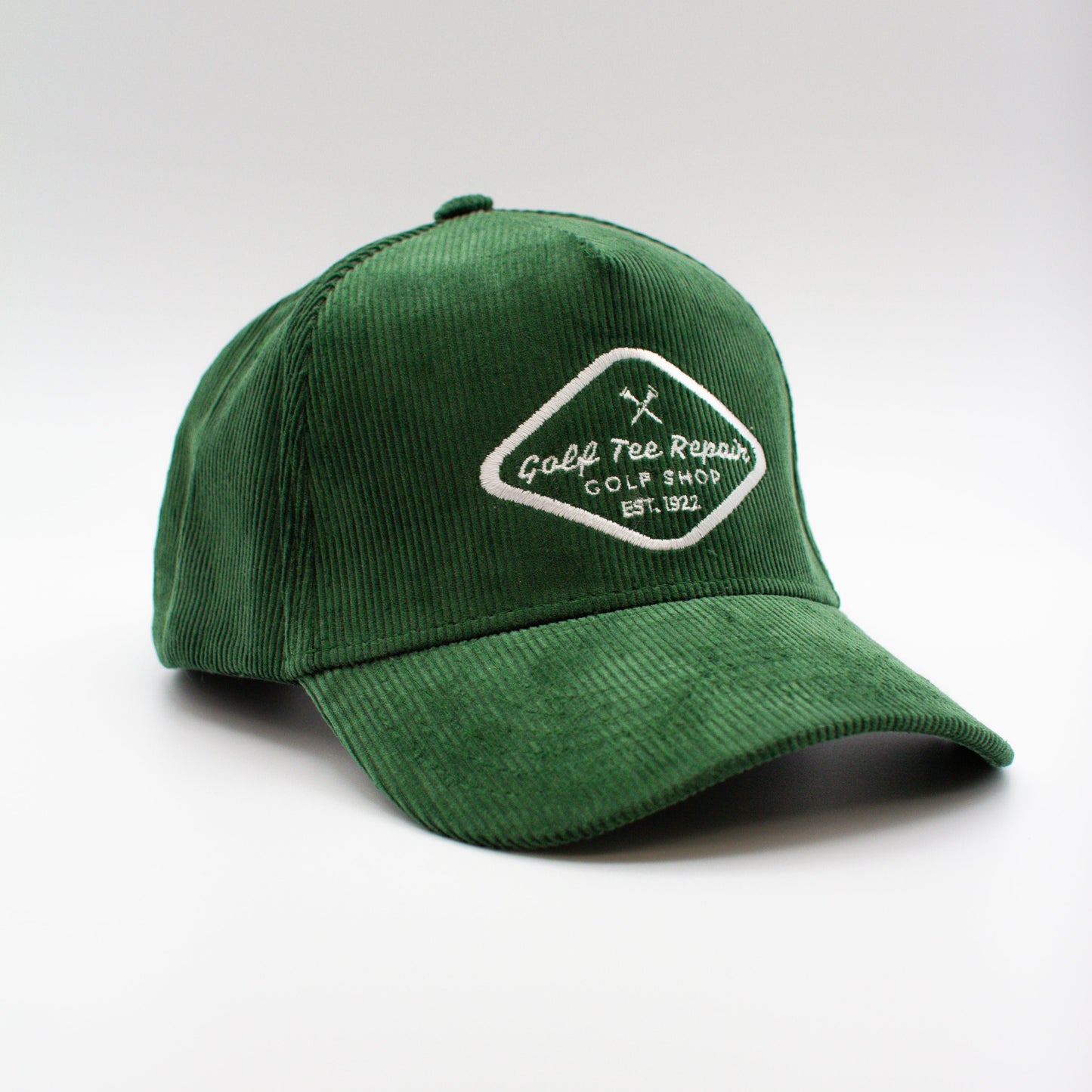 Logo Hat, Golf Tee Repair, Corduroy