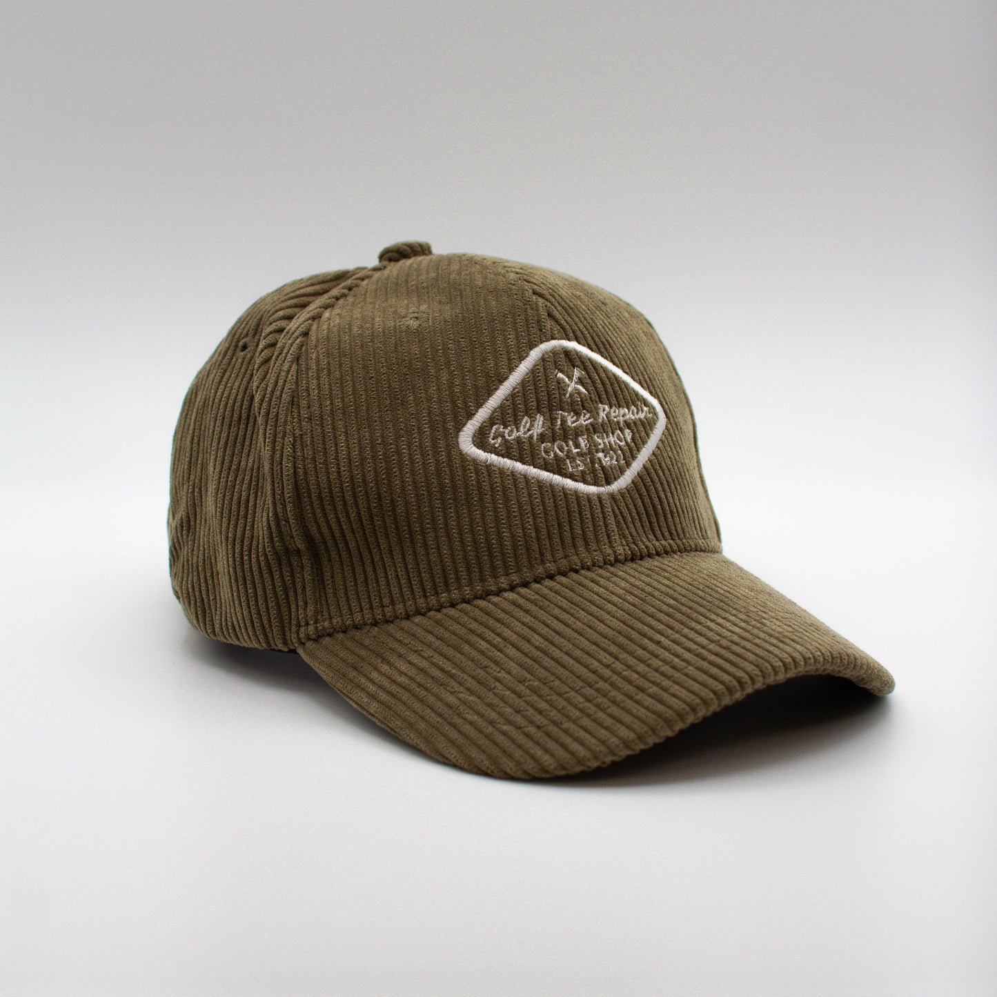 Logo Hat, Golf Tee Repair, Corduroy