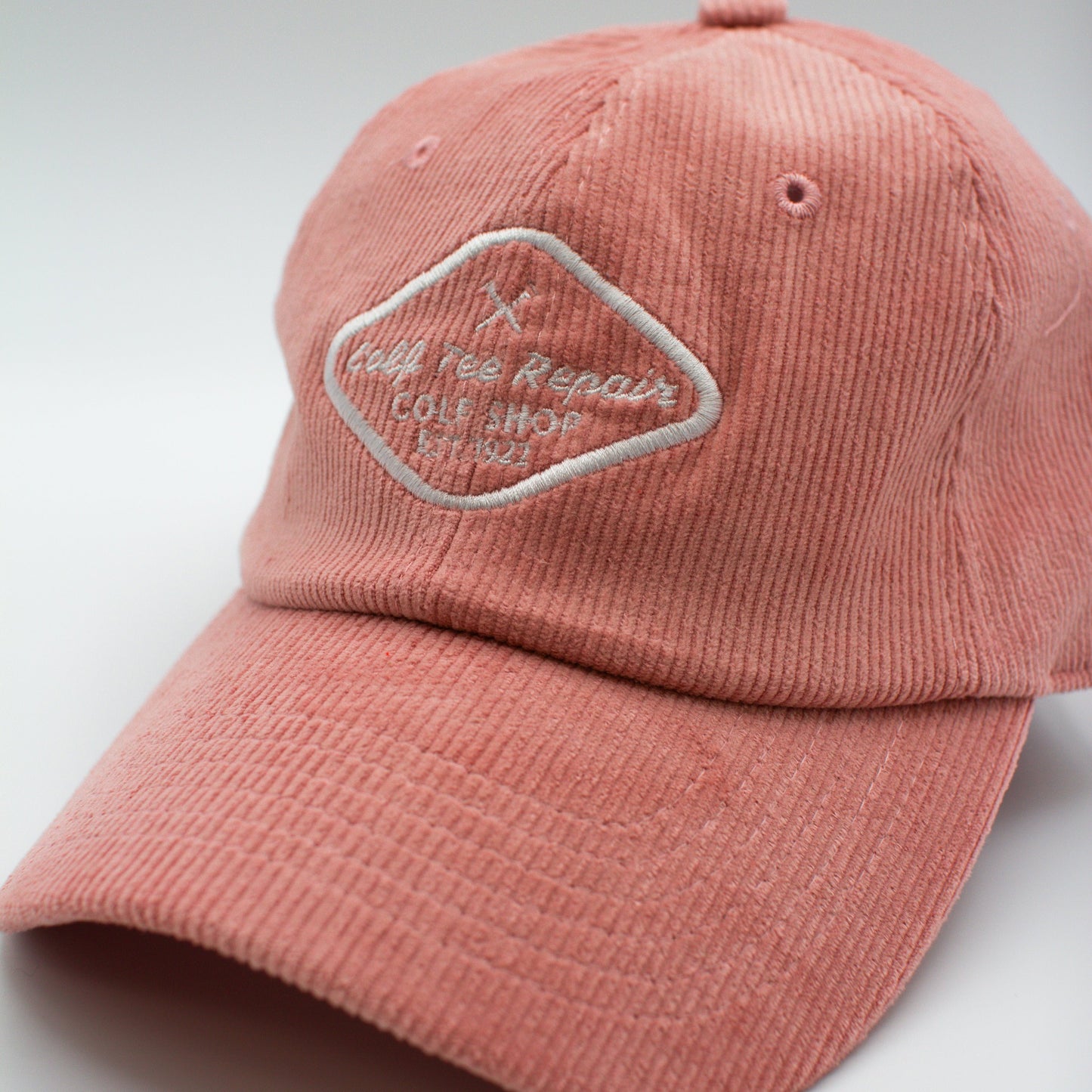 Logo Hat, Golf Tee Repair, Corduroy