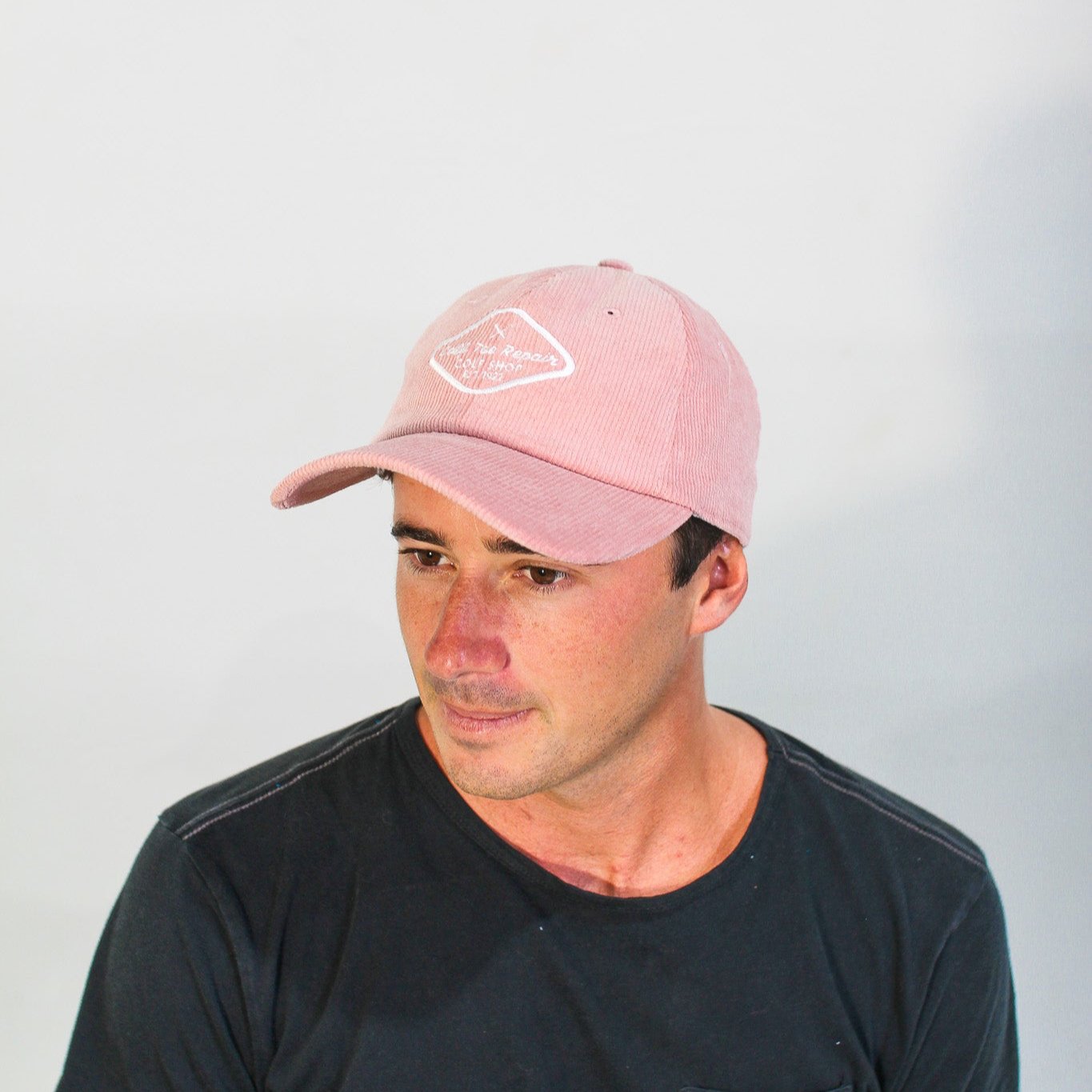 Logo Hat, Golf Tee Repair, Corduroy