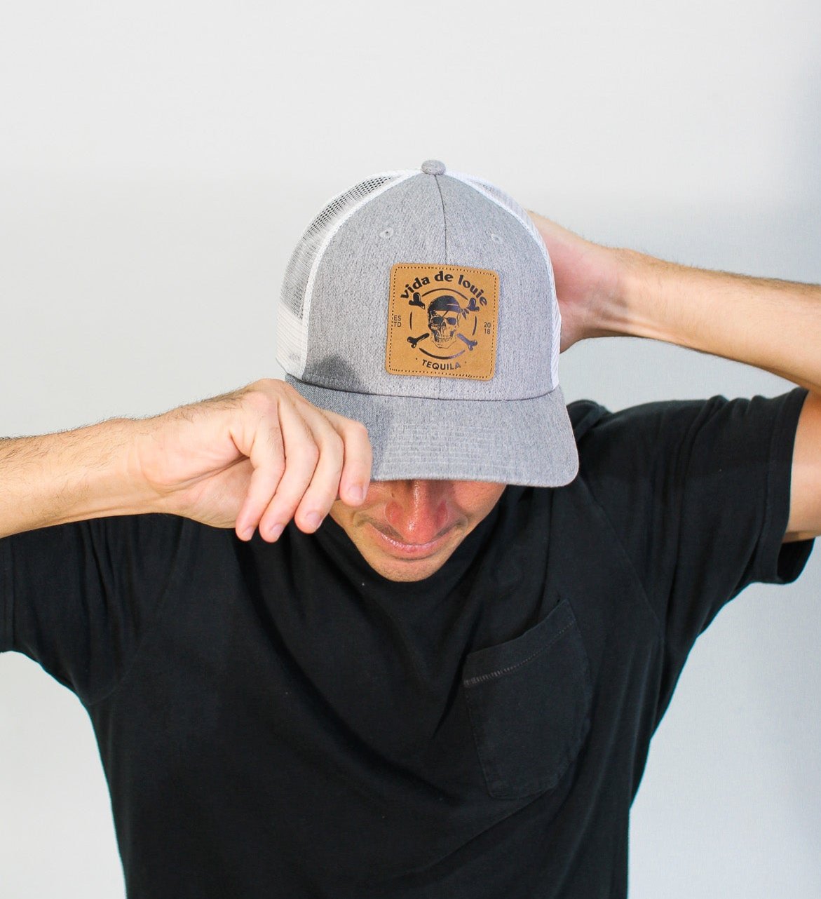 Logo Hat, vida de louie, Leather Patch