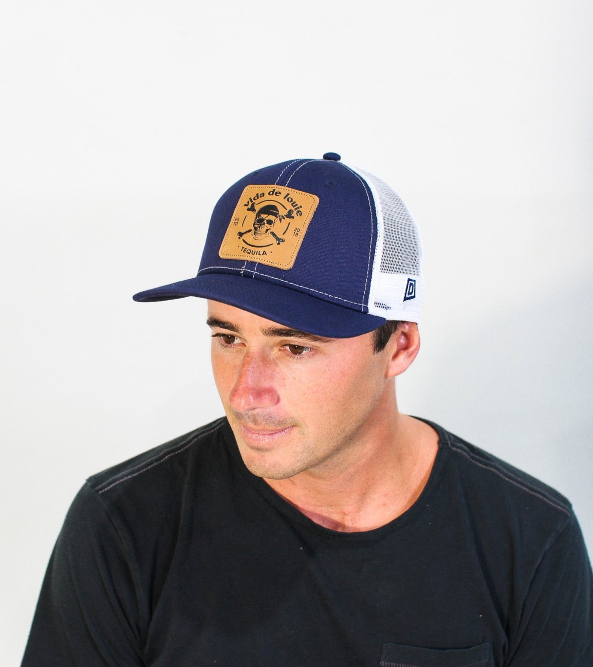 Logo Hat, vida de louie, Leather Patch