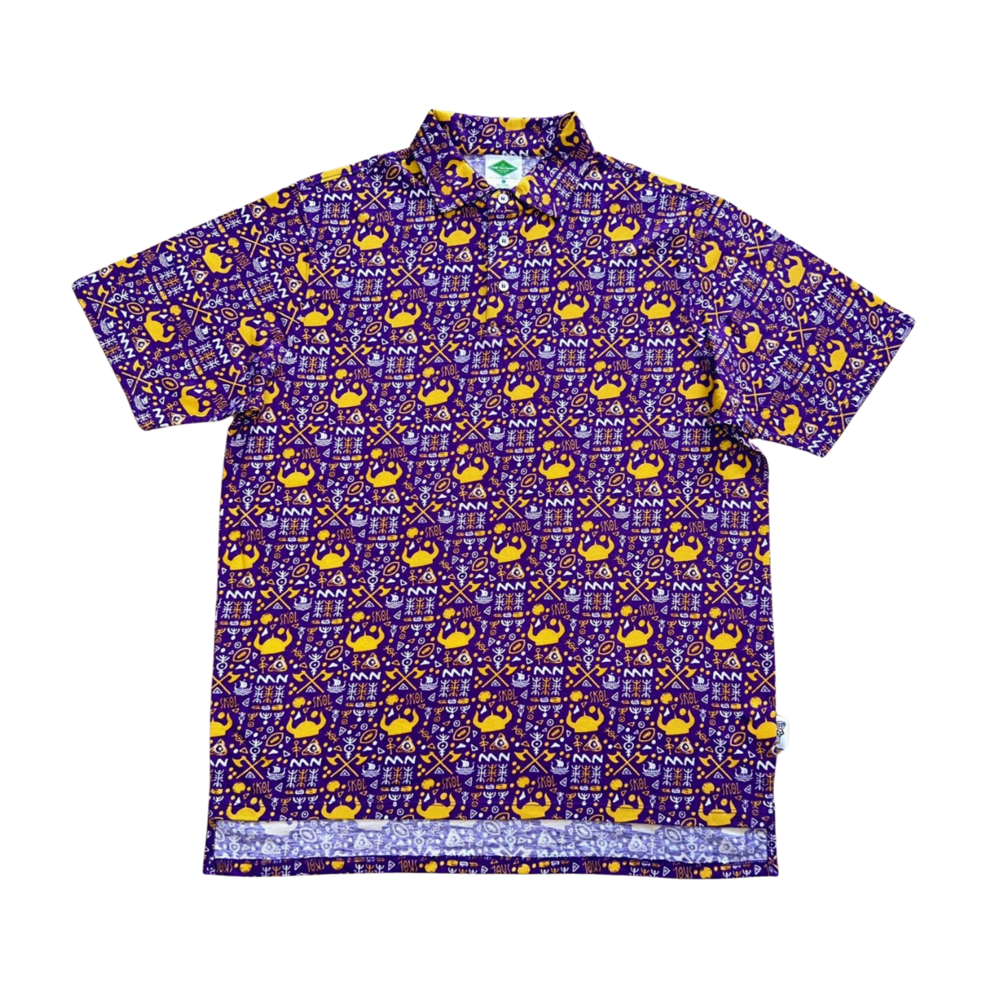 Skol Pro Printed Polo, Purple