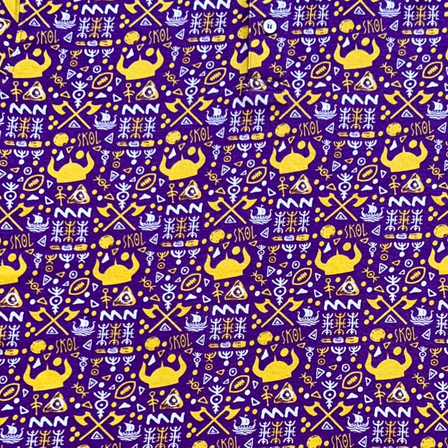 Skol Pro Printed Polo, Purple