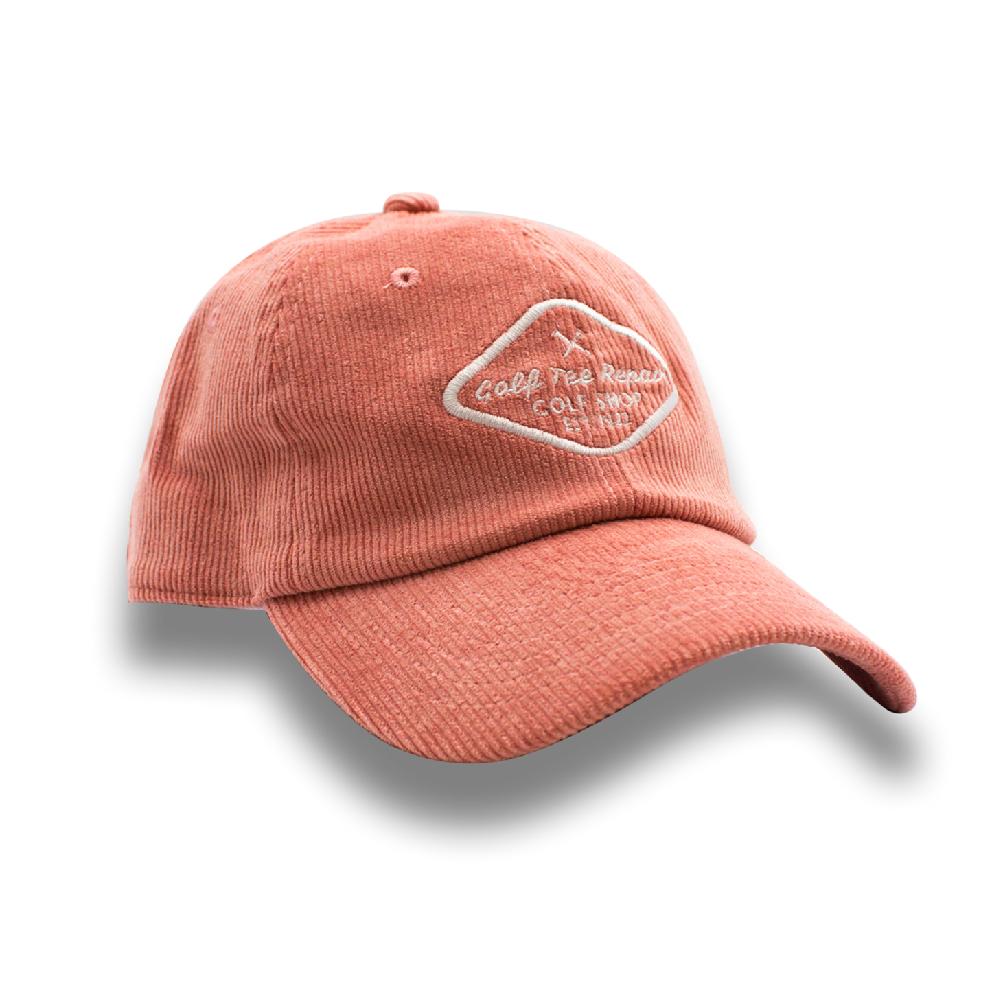 Logo Hat, Golf Tee Repair, Corduroy