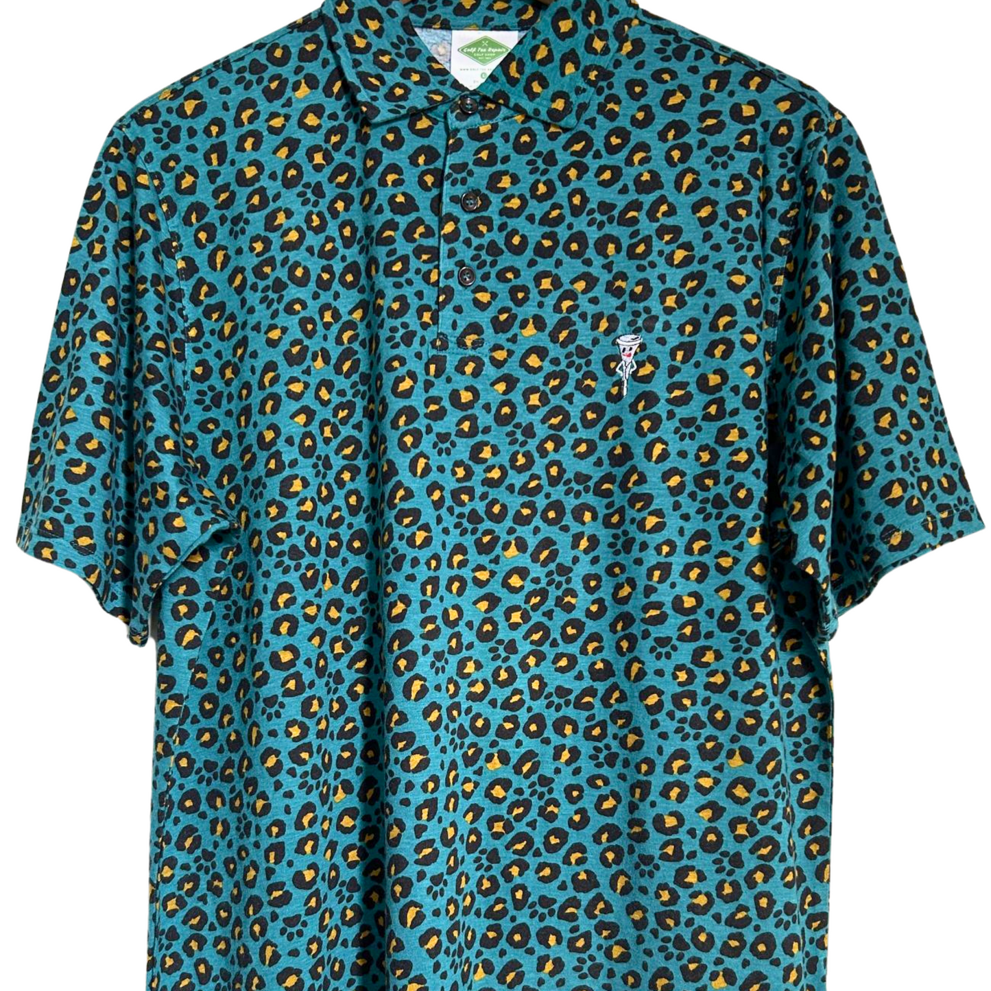 Duval Pro Printed Polo, Teal