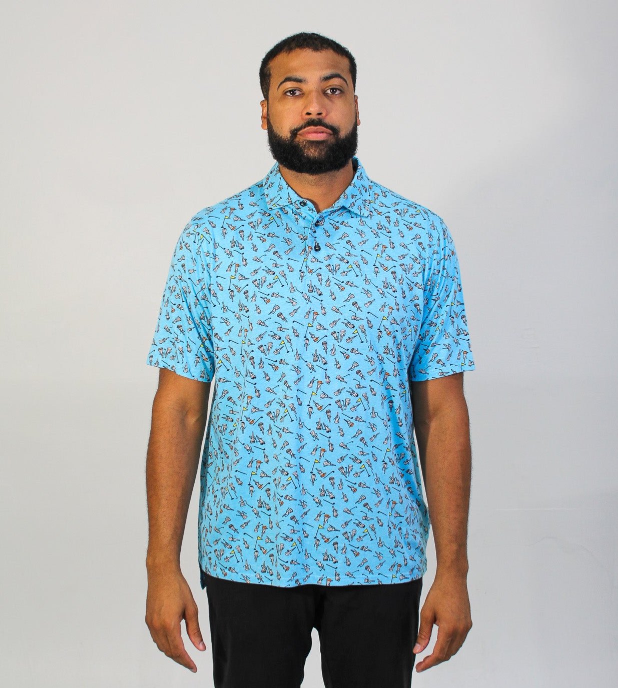 Tee Party Printed Polo, Blue