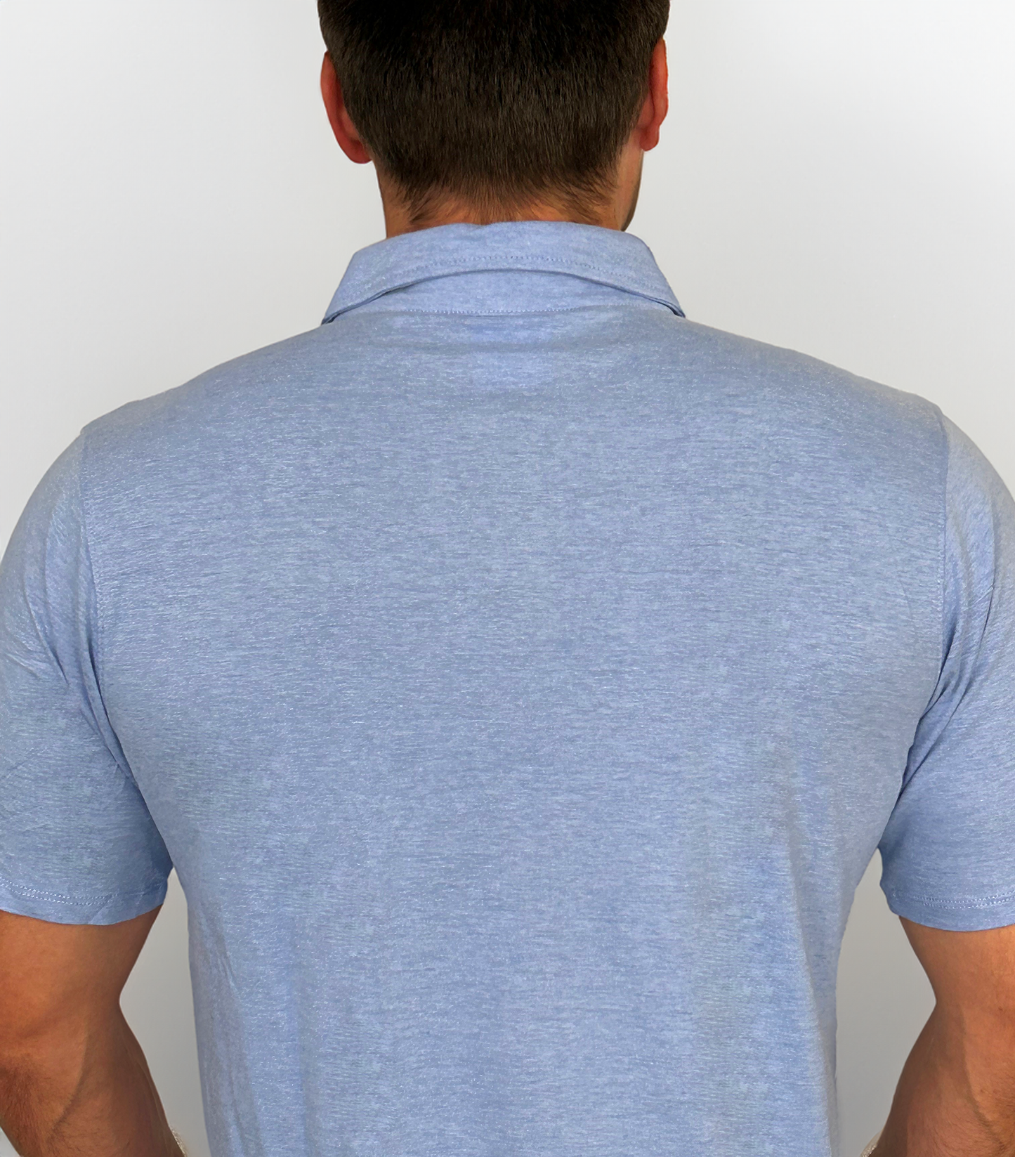 Classic Solid Sport Polo, Carolina Blue