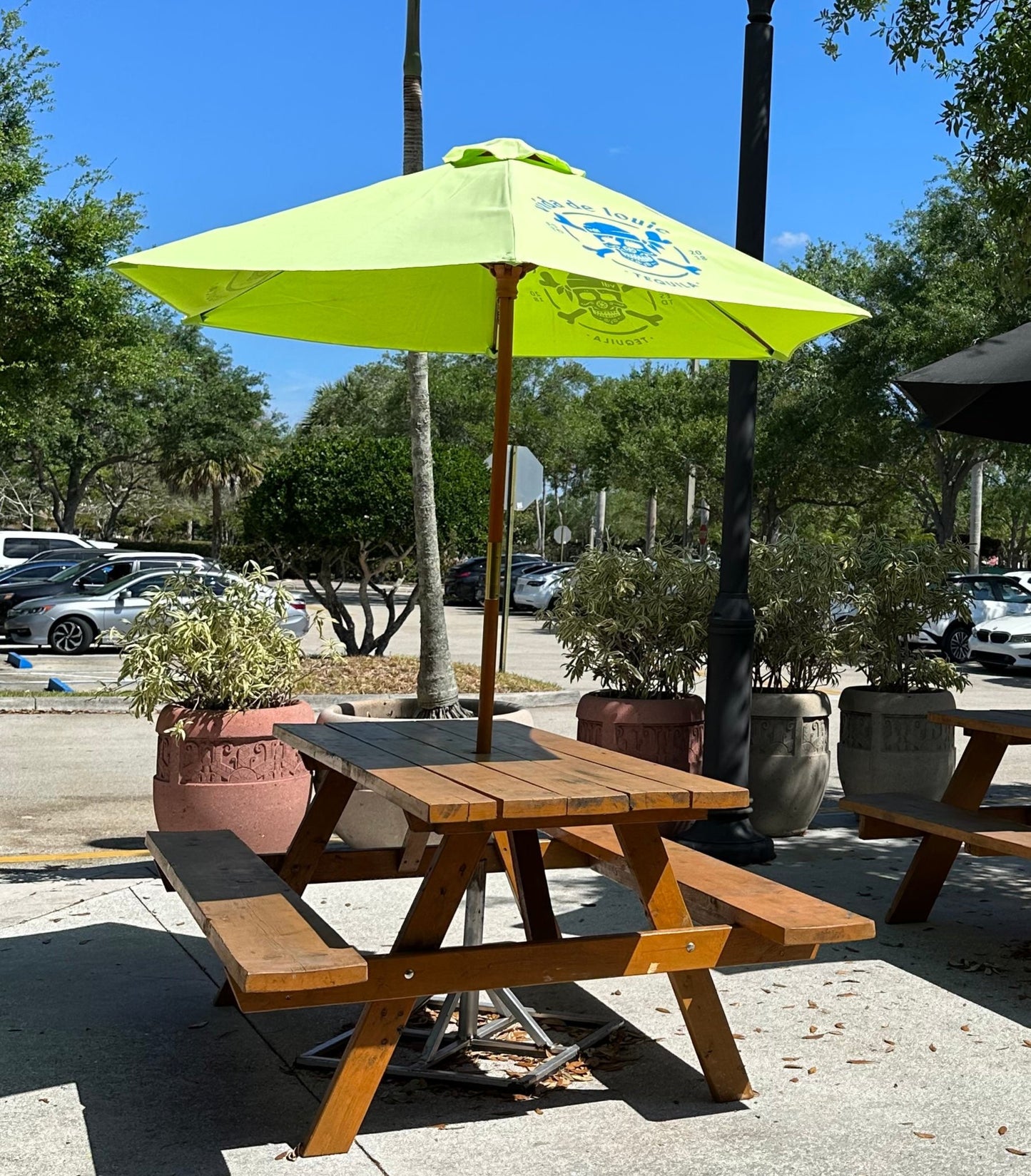 Patio Umbrella, vida de louie Logo